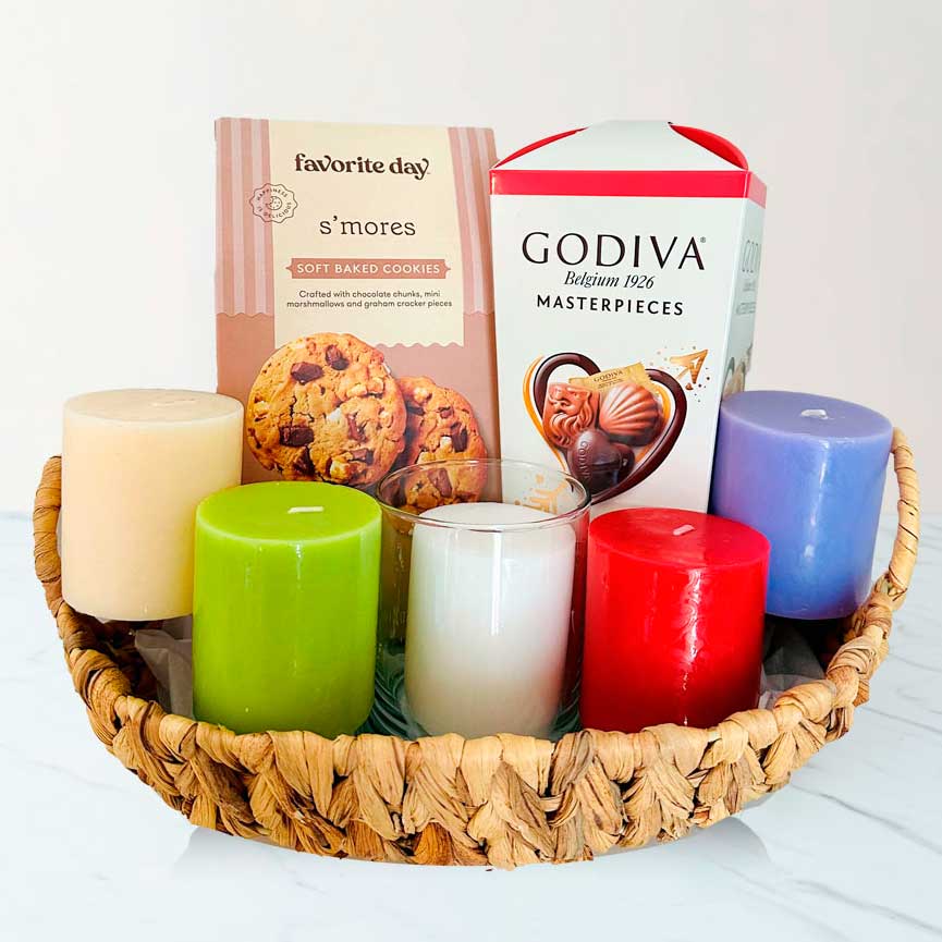 Sweet Serenity Candles Gift Basket