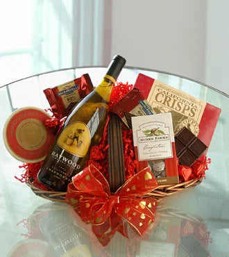 Wine and Cheese Basket