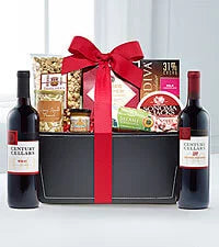 Gourmet Wine and Snacks Basket